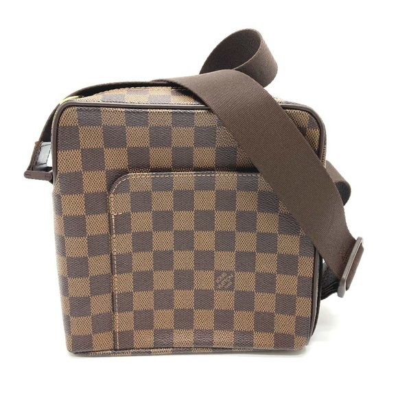 LOUIS VUITTON N41442 Damier Olaf PM Pochette Shoulder Bag in Canvas, Unisex, - Picture 1 of 10